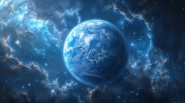 The Biblical Story of God's Creation of Heaven, Earth, and Life in Six Days. Concept Creation of Universe, Genesis, Biblical Narratives, Divine Acts, Creation Theology