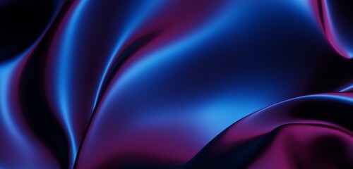 Abstract blue background curved pattern in design 3d render