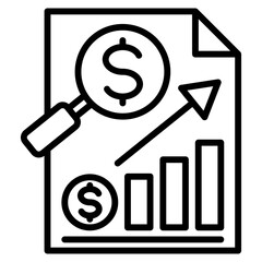 analysis single icon