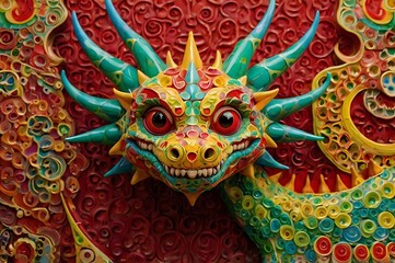 Fototapeta premium Happy Lunar New Year Background Image