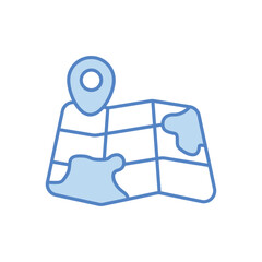 Map vector icon