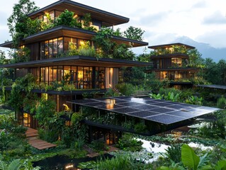Obraz premium Climate Change and Renewable Energy: A Sustainable Future