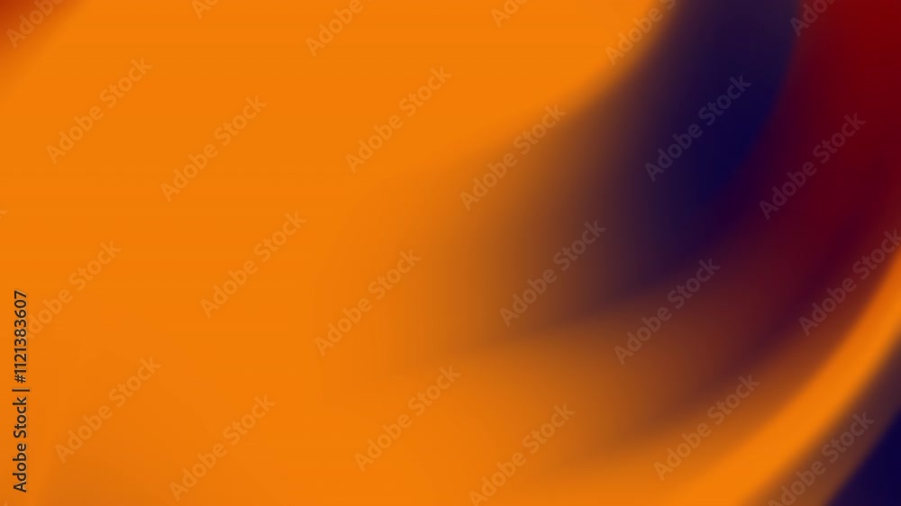 Poster the image shows a blurry abstract background with an orange and blue gradient in a swirling motion.