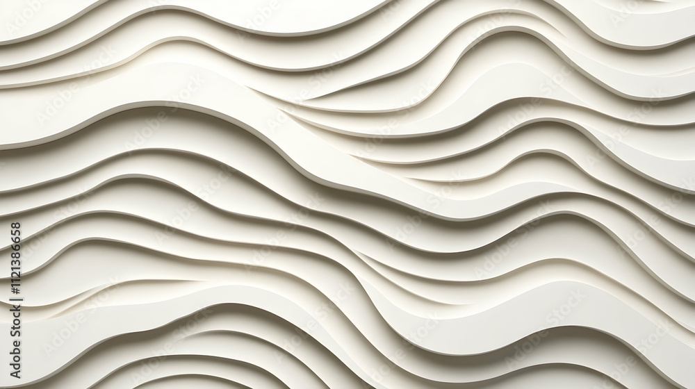 Poster abstract wavy white textured background. perfect for modern design projects, websites, and presentat
