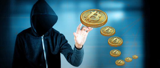 hacker tries to steal bitcoin