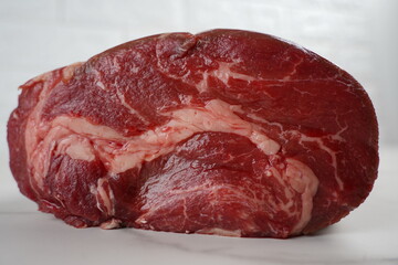 Juicy fresh raw beef meat