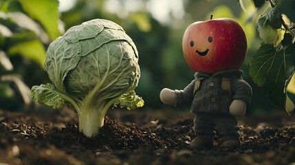 vegetables in the garden