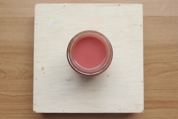 a glass of juice