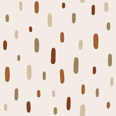 Nursery scandinavian cute drops beans wallpaper, pastel brown colors, wedding, wrapping paper design