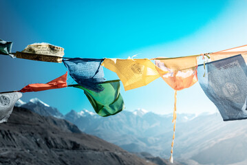 Flag waving in Spiti