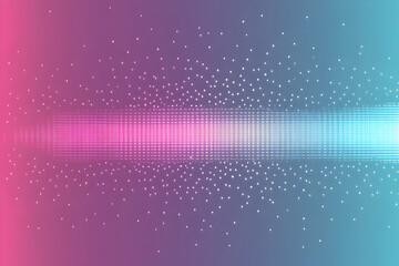 Abstract pink and blue gradient background with a central textured band and scattered dots; ideal for presentations, websites, or digital art.