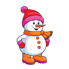 christmas character vector design