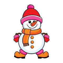 christmas character vector design