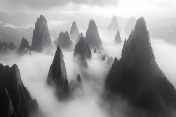 Mountain fog