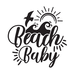 beach baby background inspirational positive quotes, motivational, typography, lettering design