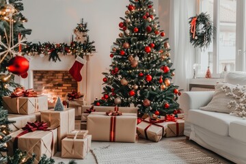 Cozy Holiday Moments and Elegant Christmas Tree Designs