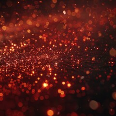 Fototapeta premium Elegant Red Textures and Abstract Sparkles - Festive Design Collection