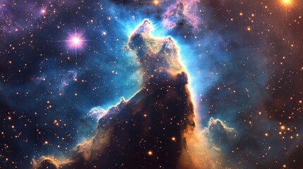 Fototapeta premium view of nebula