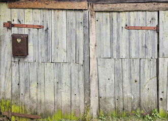 Texture of door leaf, gate