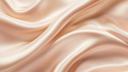 Obraz premium Soft, flowing blush pink silk fabric.