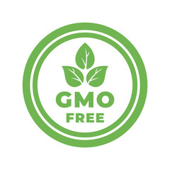 Simple & modern vegan label vector illustration, organic food label, vegan label vector with green color perfect for eco friendly product packaging, branding, or marketing materials