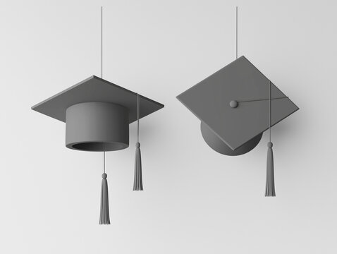 Absolventenh&uuml;te als Symbol f&uuml;r Bildung und Erfolg

