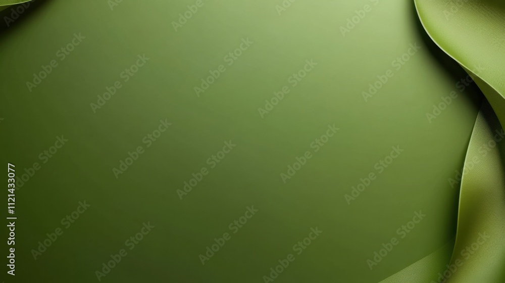 Poster a gradient olive green background transitioning from dark to light, clean and minimal