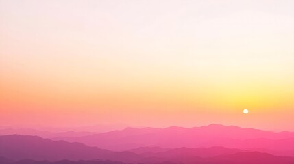 Obraz premium sunrise over the mountains