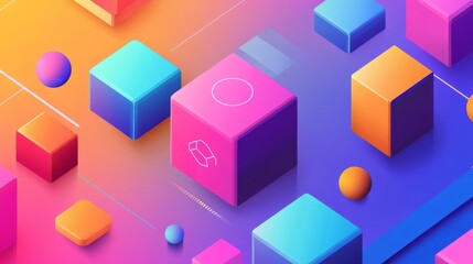 Obraz premium abstract background with holographic colours