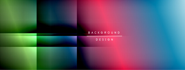Colorful gradient with lines made of shadow and light. Creative background