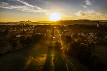 Wschód słońca jesienią © Izabela&Grzegorz