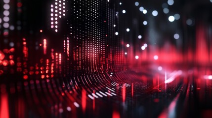 Obraz premium sound music equalizer background for active party designs