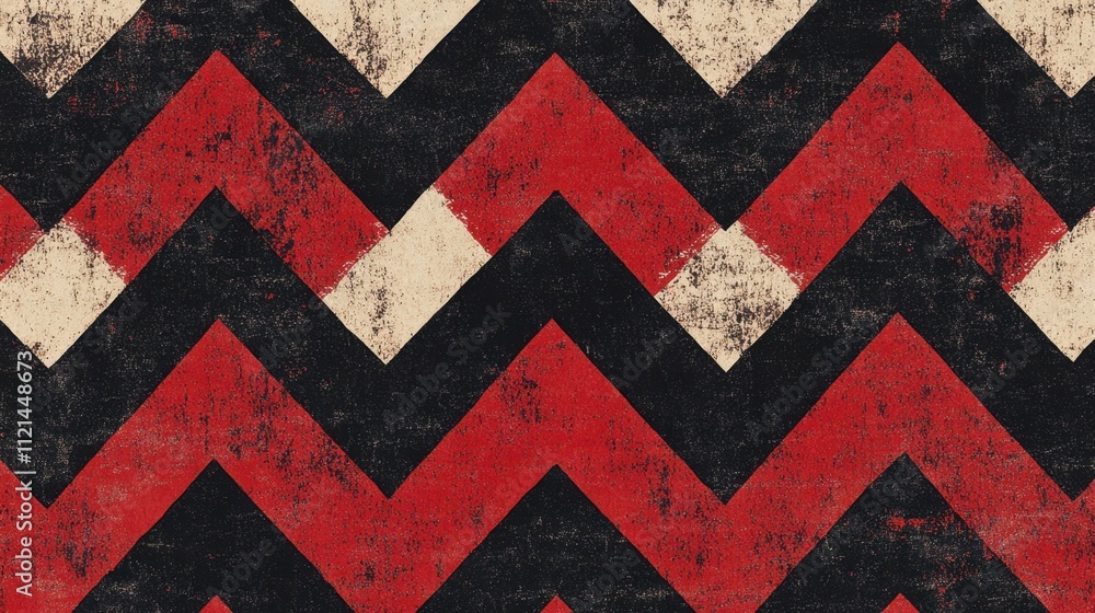 Poster black and red textured grunge pattern with an abstract and distressed look for edgy graphic designs
