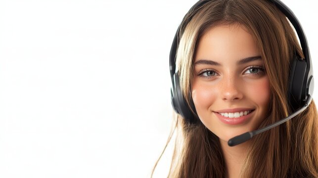 Support agent assists customers while providing live assistance and friendly service