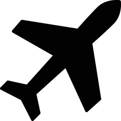 Simple vector icon airplane
