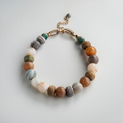 Obraz premium wooden beads necklace