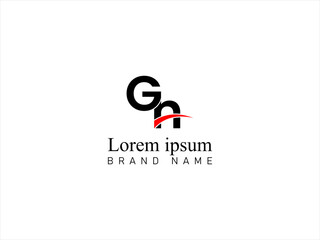 Obraz premium GH letter logo design vector