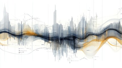 Abstract Data Visualization with Waveforms and Graphical Elements