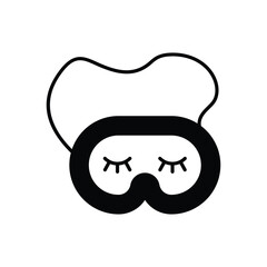 Sleep Mask vector icon