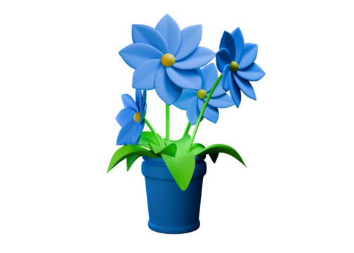 It's up to you to use 3D flower illustrations for whatever you want