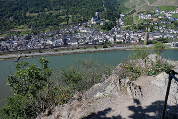 Fototapeta premium Oberwesel - Rheinsteig - between Kaub and Saint Goarshausen - Hesse - Germany