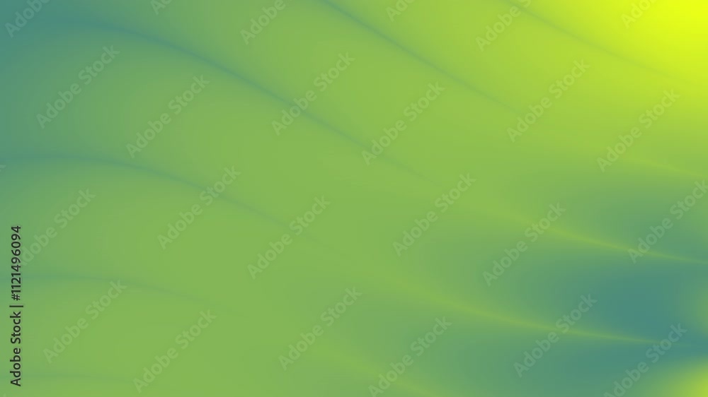 Poster the image showcases a smooth gradient blending of green and yellow hues with subtle, flowing curves 