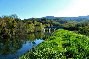 bridge over the river