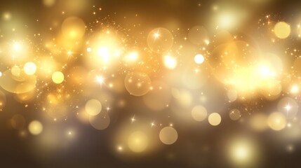 Soft golden bokeh lights create a dreamy atmosphere over a shimmering surface during a cozy evening celebration