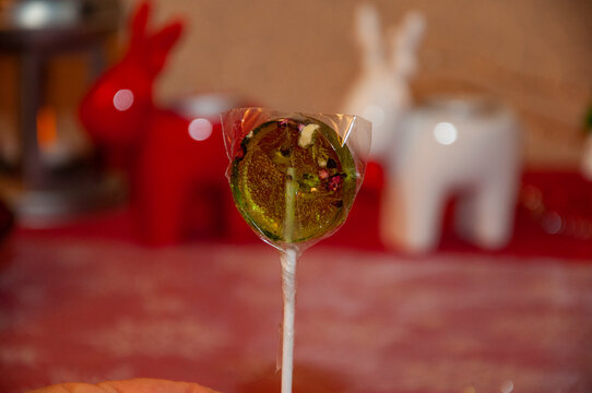 Organic homemade lollipop. Handmade yummy lollypop. Christmas candy. Lollipop for Christmas. Lollypop sugar candy stick. Caramel candy shop. Sweet tooth. Tooth fairy. Yummy lollipop. Sugary delight