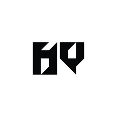 HV monogram logo design letter text name symbol monochrome logotype alphabet character simple logo