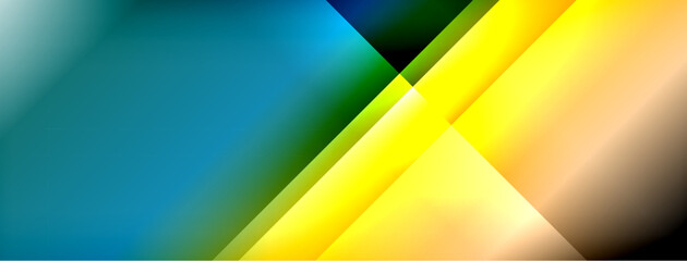 Dynamic shadow lines with gradient colors geometric background