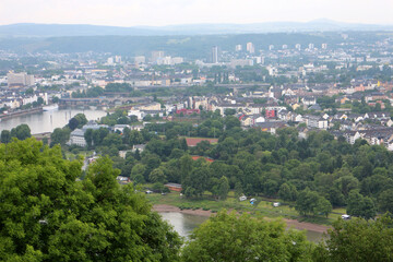 Garden - Ehrenbreitstein Fortress - Koblenz - Hesse - Germany