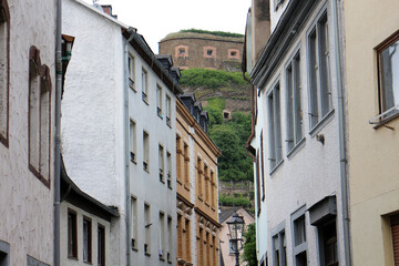 Street in the historic town - Ehrenbreitstein - Koblenz - Hesse - Germany
