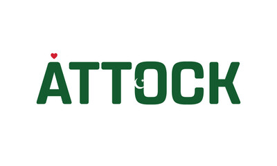 I Love Attock, Typographic Design of I Love Attock with a flag of PAKISTAN on a white background, Attock city of PAKISTAN with heart, Attock, I love Pakistan